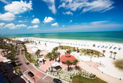 Piaszczyste plaże na Florydzie